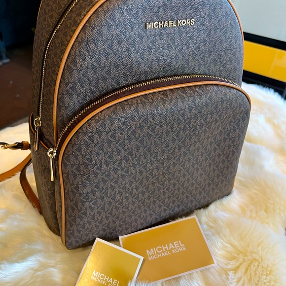 Michael Kors Bags Michael Kors Abbey Large Backpack Poshmark